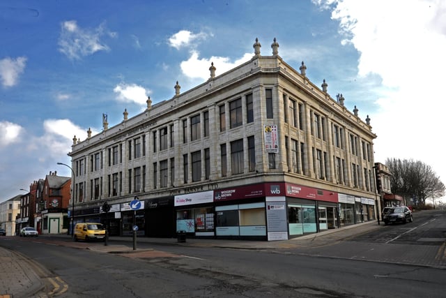 The Banners building, a former department store in the centre of Attercliffe, Sheffield, pictured in March 2011