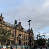 The Union Flag flying over Sheffield Town Hall was lowered to half-mast this afternoon after the announcement of The Queen's passing.