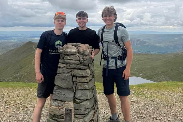 Ted (right) with close friend, Eddie (centre), who sadly passed away last month