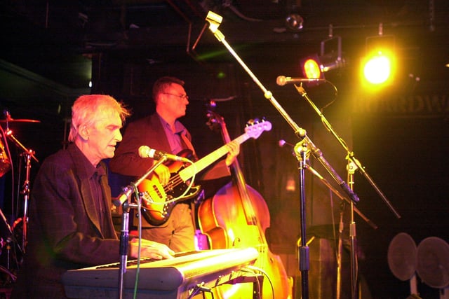 Stu Mosley band playing at The Boardwalk in April 2000
