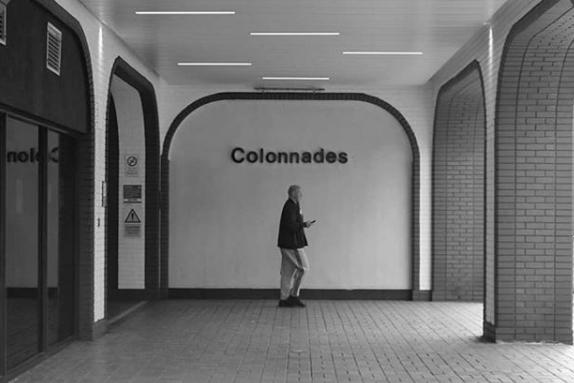 Not everyone has ventured out into the town centre yet but @streetlife_photography_uk captured this shot of the colonnades.