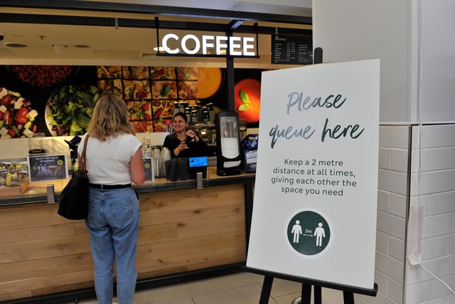 Cafes will still be closed but selected stores will offer coffee to go, with contactless collection.
