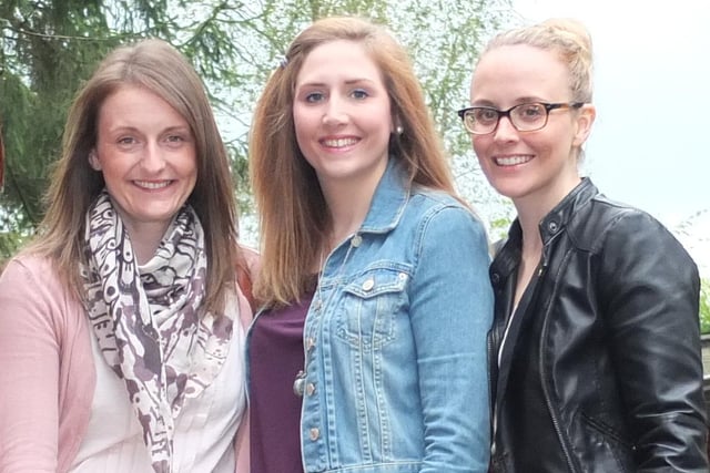 Kim Whelan and her friends Lindsay Garfitt and Jennifer Marsden from Seven Hills WI in 2013