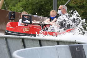 The Apache Falls ride at Gulliver's Valley theme park in Rother Valley, where a new Splash Zone water play area is planned