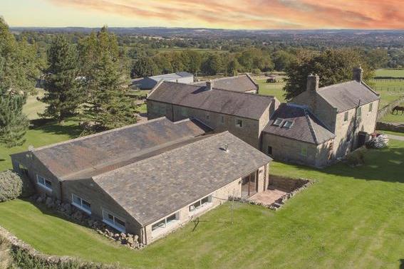 Offers of more than £1.5 million are invited by estate agent Dales & Peaks for this six-bedroom country home with a self-contained holiday cottage in a picturesque location with panoramic views and about one acre of beautiful grounds.