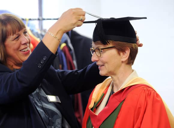 Sheffield-born Dr Helen Sharman, the first Briton in space, prepares to receive an honorary degree from the University of Sheffield in July 2017