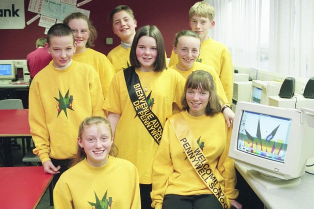 Pennywell pupils designed a uniform to be worn by members of the school's promotion team in 1995. Were you pictured?
