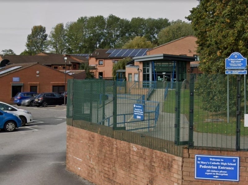 St Mary's Catholic High School, located on  Newbold Road  in Chesterfield, is the second most oversubscribed school in Derbyshire based on the number of first choice applications revealed by the Department of Education. The school saw 266 first choice applications for 203 places available in the 2026/2027 school year. This means the school has received 1.31 first choice applications for each place available.  