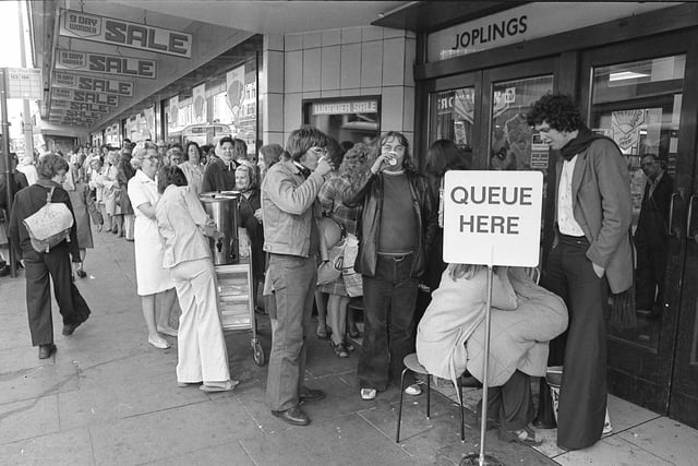 Joplings in John  Street was a hit with shoppers in its heyday. Here it is in 1975. Was it a favourite with you?