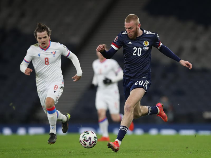 He hasn't featured for Scotland since 2021, so it is highly unlikely to feature in the Euro 2024 squad this summer. However, any hope he did have of being included in the squad is almost dead in the water a scan last week showed he had reportedly suffered a torn abductor and will now have to recover ahead of the summer. Expected return date: Late June.