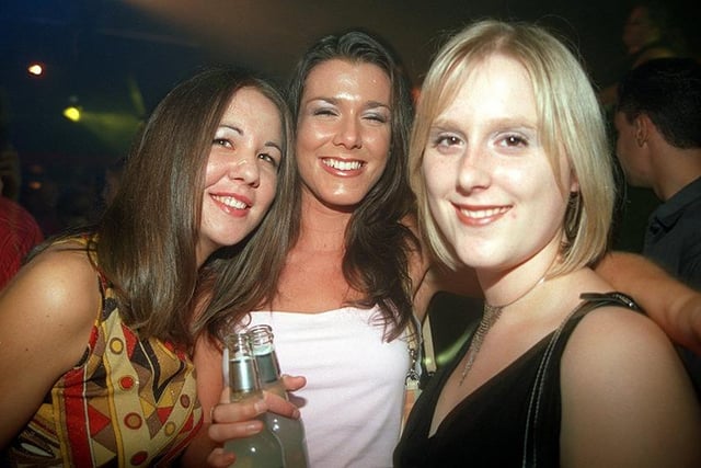 At the Leadmill from left, Helen, Jo and Kathryn... August 2003
Picture Jon Enoch, Sheffield Newspapers