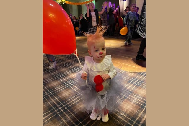 Roux Roseanna went a party as Pennywise.