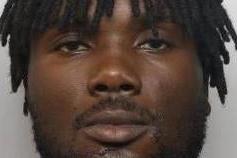 Pictured is Frank Mvila Kiongaze, of Morland Road, Gleadless, Sheffield, who was jailed at Sheffield Crown Court in December, 2018, for stabbing 19-year-old Ryan Jowle in Tannery Close, Woodhouse, in a row over drug territory on May 22. Kiongaze, aged 23 at the time he was sentenced, received 12-years and seven-months of custody after admitting manslaughter.
