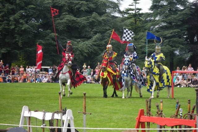 Jousting Tournament being introduced to the public. A day out at Blenheim Palace, 'The Knights of Royal England' back in 2012.