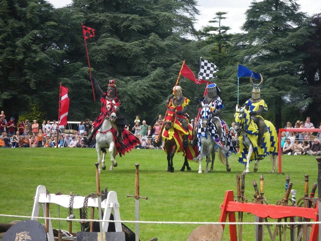 Jousting Tournament being introduced to the public. A day out at Blenheim Palace, 'The Knights of Royal England' back in 2012.