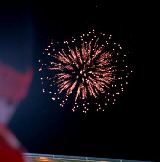 Fireworks at a Doncaster Rover's match in 2007.