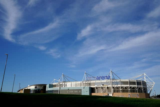 A view outside the Coventry Building Society Arena in Coventry, where Sheffield United are due to travel this week to face Coventry City: Jacob King/PA Wire.
