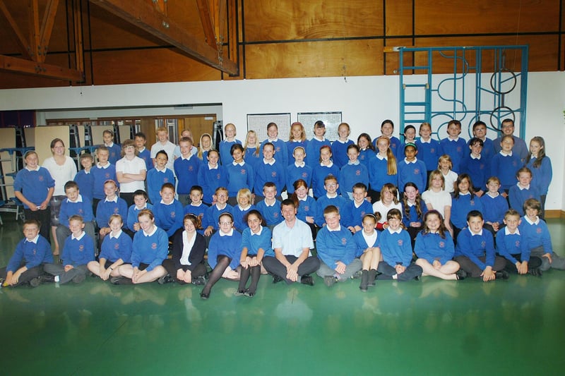 A huge line-up of leavers at Eldon Grove Primary School. Is there a familiar face among them?