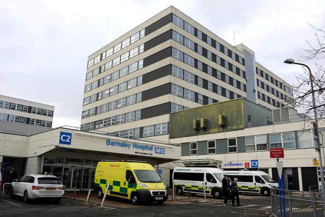 Barnsley Hospital.  Picture Tony Johnson.