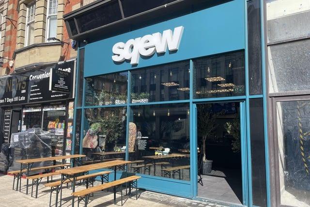 Sqew is one of Leeds' highest-rated kebab restaurants on Google, with diners regularly praising its freshly carved lamb and chicken shawarma, homemade flatbreads and generous portions. It also won Deliveroo's national kebab award in 2025.