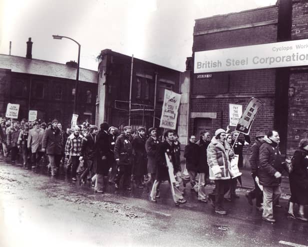 Steel Strike 1980 I.S.T.C. Demo British Steel Corporation