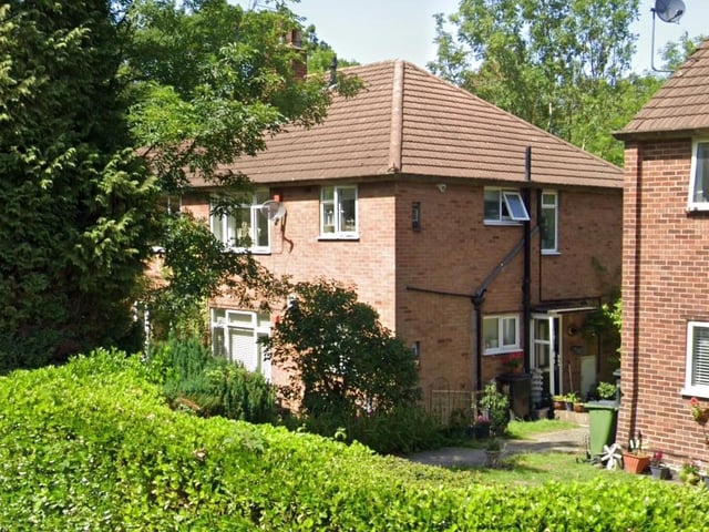 The average house price in England in November 2020 was £266,742, enough to buy a two-bedroom, ground-floor maisonette on Croft Close, Chislehurst, Kent, currently on the market with Proctors for £265,000.