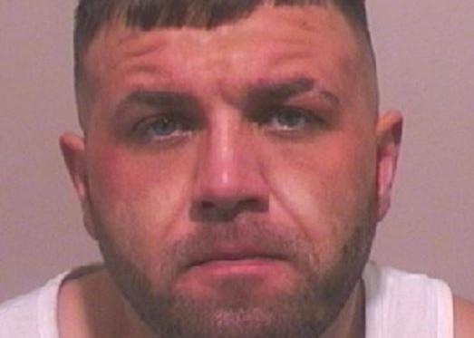 Jones, 31, of Rosewood Square, Grindon, Sunderland, was jailed for 21 months after he admitted to committing actual bodily harm, two counts of common assault and one charge of witness intimidation.