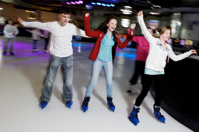 Young visitors to the Dome took to the ice in 2011