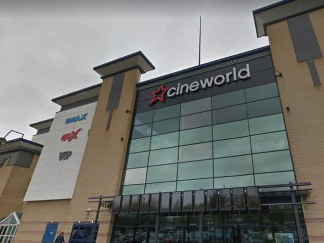 Cineworld operates a multi-screen cinema at the Centertainment complex in Sheffield