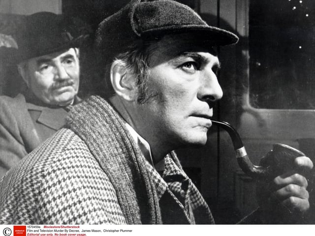 Christopher Plummer with James Mason in 1979 film Murder By Decree.