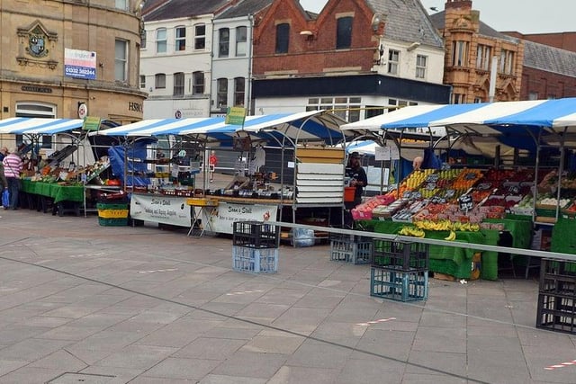 With lockdown restrictions now eased, a whole host of traders are returning to the town's market.