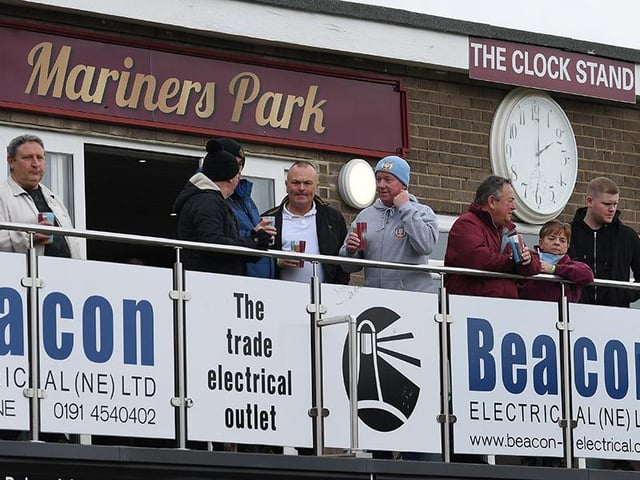 Supporters enjoy the game at Mariners Park.