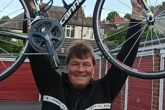 Adrian Lane was a keen cyclist