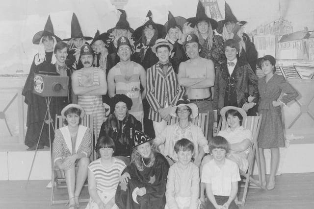 Gala Academy production of 'Witches' in 1984.
