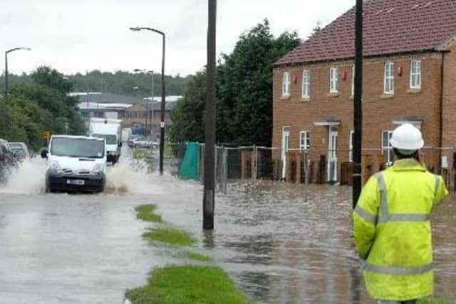 Flooding in Rotherham.