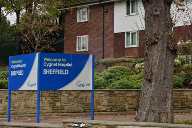 A nurse has been struck off after he was jailed for eight years over a rape committed while he was working at a the Sheffield Cygnet Hospital, pictured. Picture: Google streetview