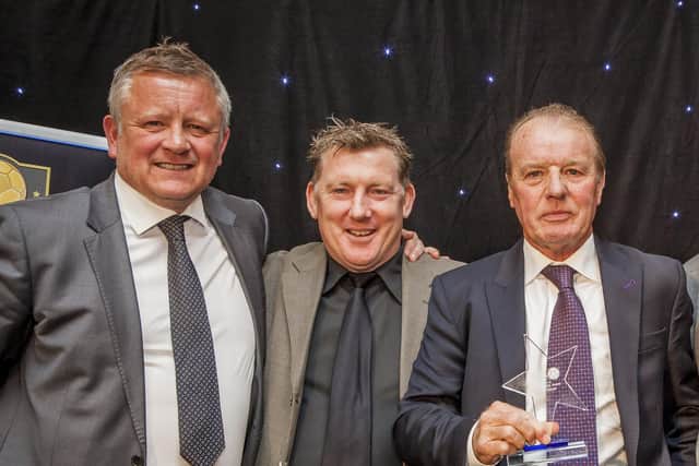 The Star Football Awards 2017 Chris Wilder Kevin Gage Dave Bassett