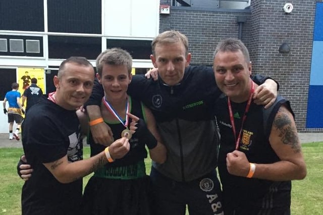 X Box Boxing Academy's Elliott Holloway is the 2015 Uni Box Central England development champion at 59kg