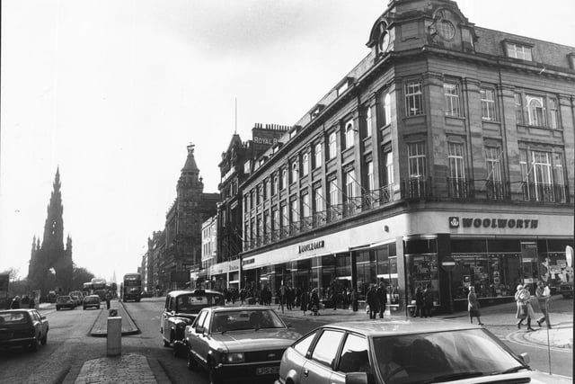WOOLWORTH store on Princes Street, Edinburgh closed in 1983 and then became a Wimpy