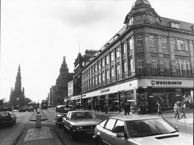 WOOLWORTH store on Princes Street, Edinburgh closed in 1983 and then became a Wimpy