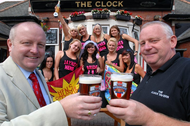 Over at the Clock, they were celebrating Proud Of Pubs week in 2009. Were you pictured?