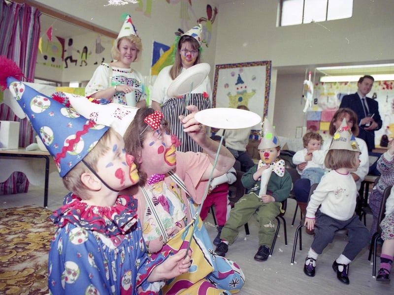 Clowning around in the University of Sunderland nursery in April 1993. Tell us if you have spotted someone you know.