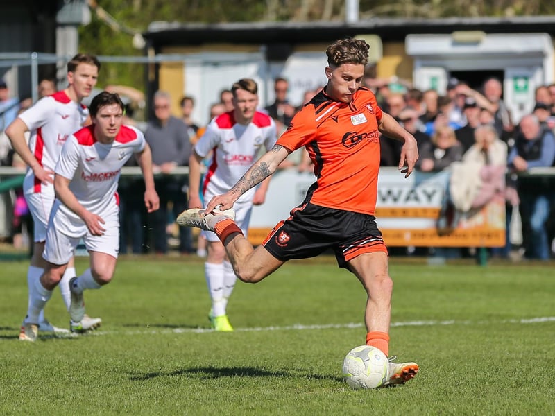 Made his Pompey debut as a 17-year-old in a Leasing.com Trophy clash with West Ham Under-21s in November 2020.
Along with Seok Jae Lee, he subsequently turned down a Blues extension in favour of pursuing an alternative route in the summer of 2021.
The winger spent a week-long trial at Southampton, before joining Robbie Blake’s Rocks in September 2021 after impressing in training, before later linking up with Gosport.
However, it has been at AFC Portchester where he has truly flourished, mainly operating in a central role, and has plundered 40 goals in 90 appearances over the last two seasons.
Now aged 21, Brook has committed himself to next season with the Wessex League Premier Division side.