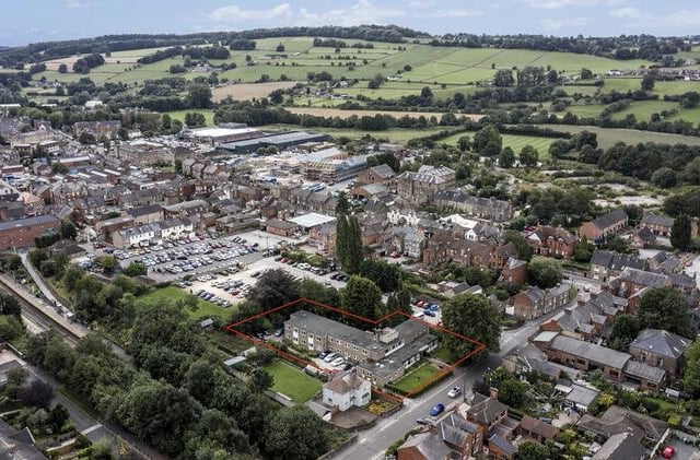 Bird's eye view of the location which has been described by the auctioneers as 'a great opportunity for any local developers looking for a site for their next project."
