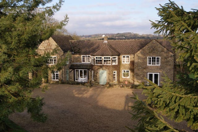 This four-bedroom detached house stands in approximately seven acres of gardens and paddocks and comes with a detached stone-built garage, a stone-built workshop/store and an agricultural barn. The asking price is £950,000 and the sale is being handled by Sally Botham Estates. (https://www.zoopla.co.uk/for-sale/details/53940639)