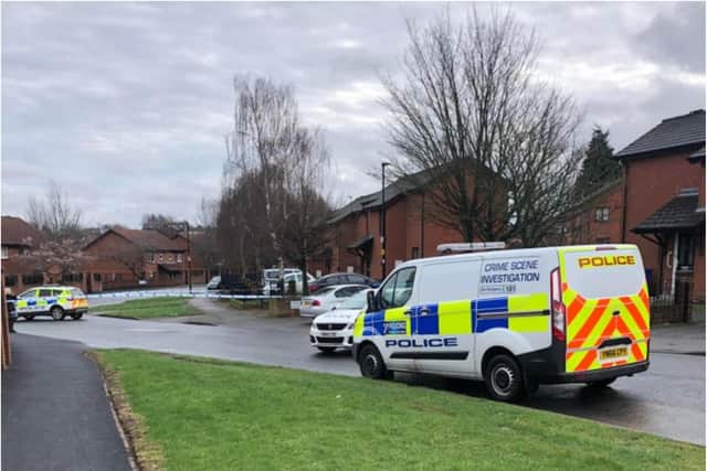 Two men were injured when gunmen burst into a house in Darnall, Sheffield, in February last year