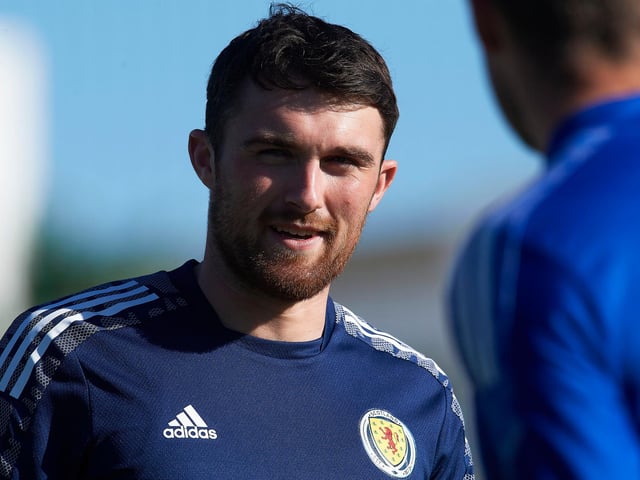 A surprise start for the Hearts defender, who was a late call-up, in place of Jack Hendry