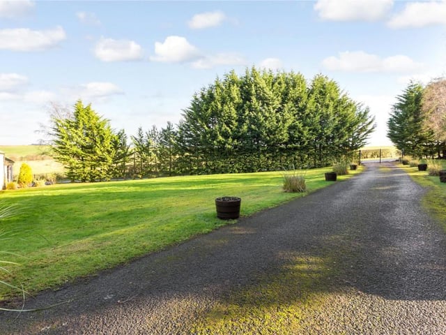 Driveway to rear of property.