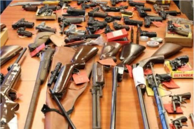 South Yorkshire Police has revoked gun licences more than 500 times over the last 13 years