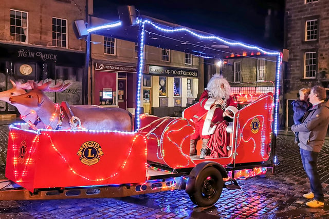 The Alnwick Lions sleigh will be in action again in December when Santa will be visiting local communities.